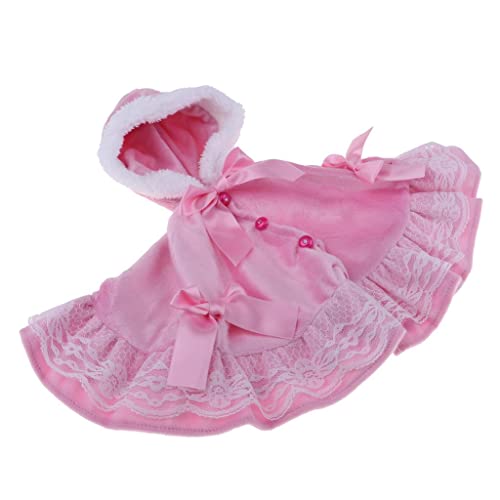 SM SunniMix Muñeca BJD Elegante Capa de Franela Lolita Capa Chaqueta para 1/3 DOD MSD