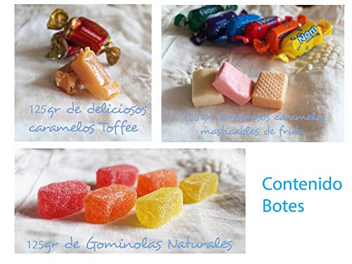 SMARTY BOX Caja Regalo Chuches Original Cumpleaños Amigo, Pareja, Novio, Caramelos y Gominolas Cesta Golosinas Regalo Chucherías con Mensajes Dulces sin Gluten, Fabricado en España