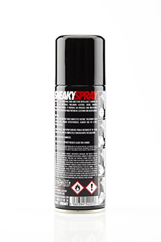 Sneaky Spray - Spray Protector de Zapatos de Ante, Impermeable, 1 Bote de 200 ml, Unisex Adulto, Negro, Talla única