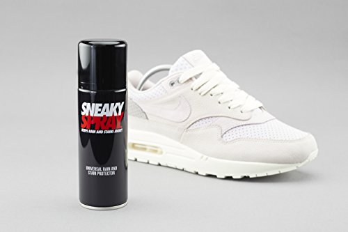 Sneaky Spray - Spray Protector de Zapatos de Ante, Impermeable, 1 Bote de 200 ml, Unisex Adulto, Negro, Talla única