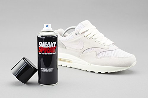 Sneaky Spray - Spray Protector de Zapatos de Ante, Impermeable, 1 Bote de 200 ml, Unisex Adulto, Negro, Talla única