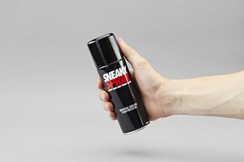 Sneaky Spray - Spray Protector de Zapatos de Ante, Impermeable, 1 Bote de 200 ml, Unisex Adulto, Negro, Talla única