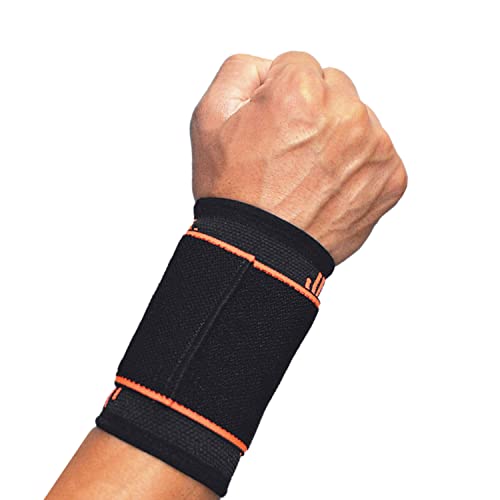 SOFIT Muñequera Soporte, Performance Muñequeras Elástica para Bádminton, Gimnasio, Tejido Ligero y Transpirable - Tira de Compresión Ajustable, Protección Lesiones Deporte, Mujeres Y Hombres