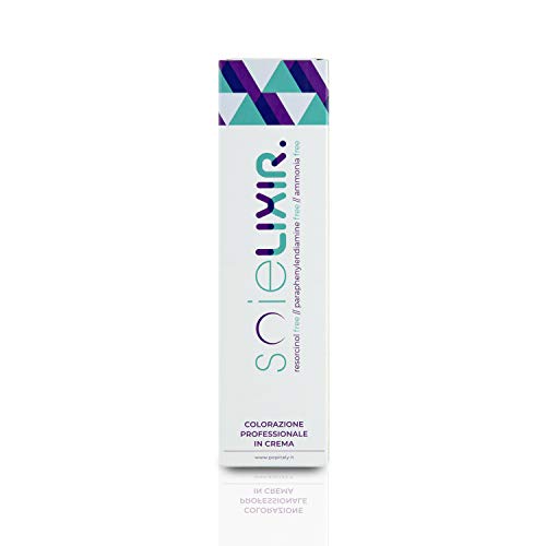 Soielixir Tinte Permanente para Cabello en crema SIN Resorcinol, parafenilendiamina y amoniaco - 93 colores - 100 ml - Violeta Claro Pastel