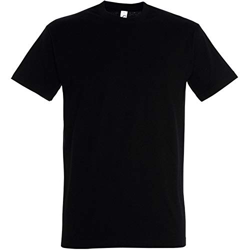 SOLS - Camiseta de Manga Corta Modelo Imperial para Hombre (XXL) (Rosa orquídea)