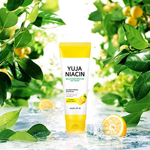 Some By Mi - Yuja Niacin Brightening Moisture Gel Cream, Crema Facial Iluminadora y Antimanchas con Vitamina C