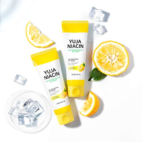 Some By Mi - Yuja Niacin Brightening Moisture Gel Cream, Crema Facial Iluminadora y Antimanchas con Vitamina C