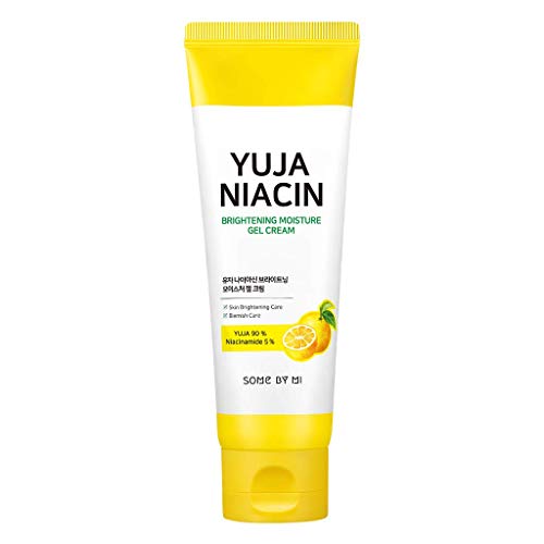 Some By Mi - Yuja Niacin Brightening Moisture Gel Cream, Crema Facial Iluminadora y Antimanchas con Vitamina C