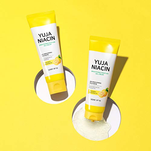 Some By Mi - Yuja Niacin Brightening Moisture Gel Cream, Crema Facial Iluminadora y Antimanchas con Vitamina C
