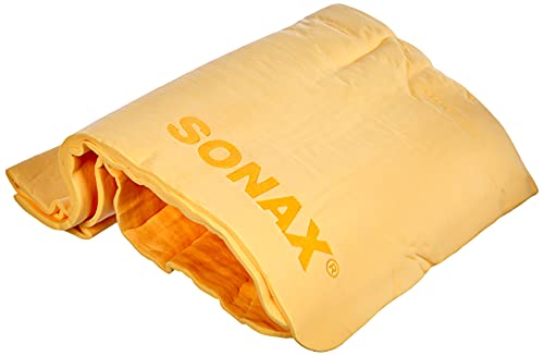 SONAX Paño para el cuidado del automóvil PLUS (1 unidad) para limpiar superficies húmedas de pintura, cromo y ventanas, 43x32cm | N.° 04177000