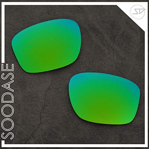 SOODASE Para Oakley Sliver Gafas de sol Verde Lentes de repuesto polarizadas