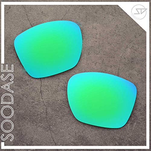 SOODASE Para Oakley Twoface XL Gafas de sol Azul/Dorado/Verde Lentes de repuesto polarizadas