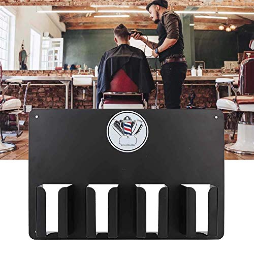 Soporte para cortapelos, estante de almacenamiento, herramienta de peluquería Estante de pared ecológico multifuncional para peluquería profesional Baño Hogar