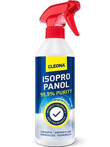 sopropilico 99,9% Isopropanol Limpieza IPA - Limpiador de desengrasante 500 ml