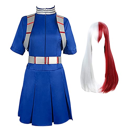 SOULSX Todoroki Shoto Cosplay Uniforme Trajes de Vestir para Hombres Mujeres Anime Halloween Dress Up Drama Performance