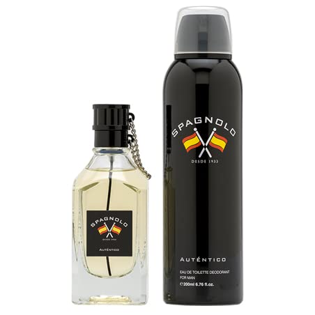 Spagnolo Auténtico Estuche de Regalo para Hombre EdT 75ml + Desodorante Spray 200ml