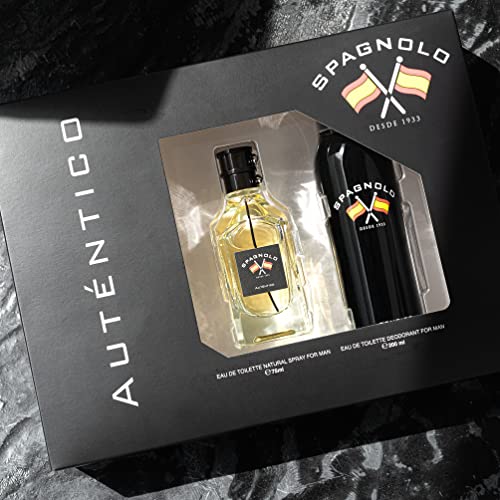 Spagnolo Auténtico Estuche de Regalo para Hombre EdT 75ml + Desodorante Spray 200ml