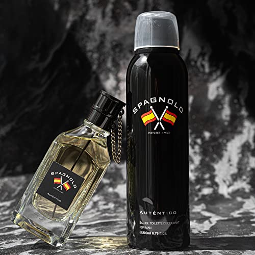 Spagnolo Auténtico Estuche de Regalo para Hombre EdT 75ml + Desodorante Spray 200ml