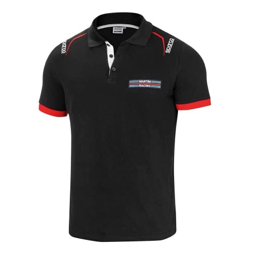 Sparco 01276MRBM2M, Martini Racing Polo, Azul Marino, Estándar Unisex Adulto, Multicolor, 42/50 EU