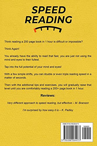 Speed Reading: Learn to Read a 200+ Page Book in 1 Hour (Mental Performance)