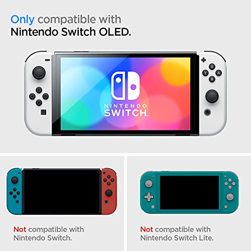 Spigen Funda Rugged Armor Compatible con Nintendo Switch (OLED) - Negro Mate