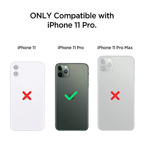 Spigen Funda Ultra Hybrid Compatible con iPhone 11 Pro - Verde Noche