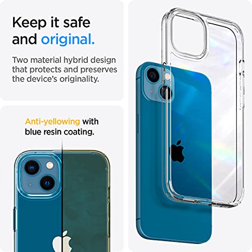 Spigen Funda Ultra Hybrid Compatible con iPhone 13 - Transparente