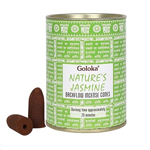 Spiru Goloka Jasmin - Conos de incienso con reflujo