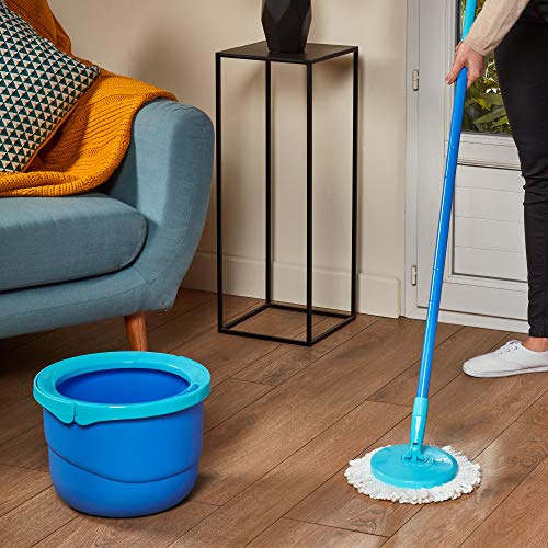 Spontex Full Action System X’Tra Sistema de Fregado con Cubo y 2 Recargas de Microfibra 1000 g