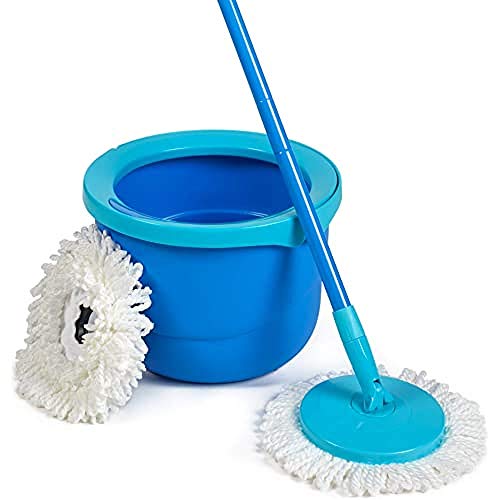 Spontex Full Action System X’Tra Sistema de Fregado con Cubo y 2 Recargas de Microfibra 1000 g