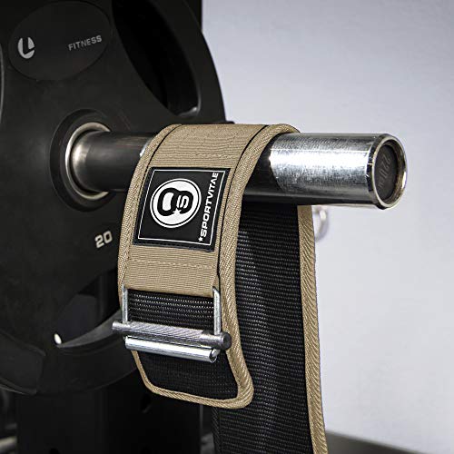 Sportvitae® Cinturón Lumbar Gimnasio, Cinturon Gimnasio Hombre y Mujer, Cinturon Halterofilia, Powerlifting, Levantamiento Peso, Musculacion, Cinturon Gym Hombre, 100% Nylon, Hebilla Autoblocante