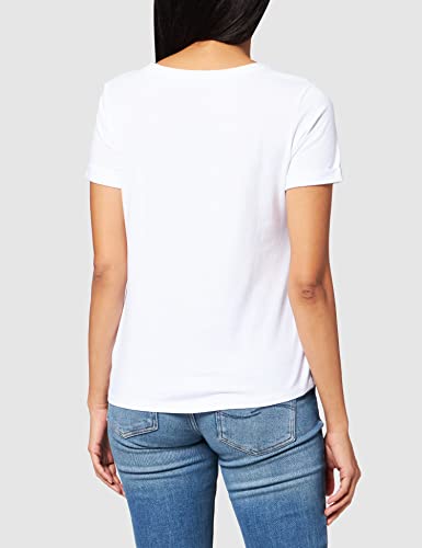 Springfield Camiseta Disney Club, Marfil, L para Mujer