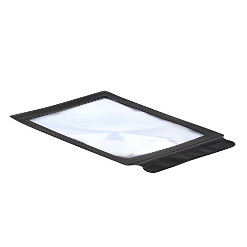 SPRINGHUA 1pc 4X Full Grande Hoja Plana Página Lupa de Lectura de la Ayuda de la Lupa de la Lente for Dropshipping Lectura