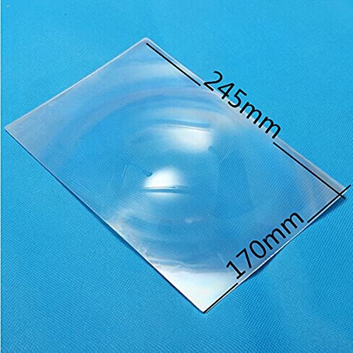 SPRINGHUA Hoja de la página índice de Aumento de la Lente de Fresnel 3 aumentos PVC Lupa