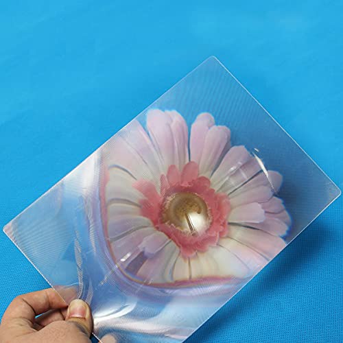 SPRINGHUA Hoja de la página índice de Aumento de la Lente de Fresnel 3 aumentos PVC Lupa