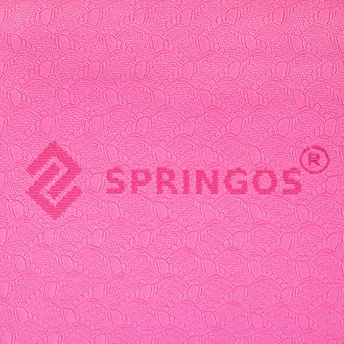 SPRINGOS Yoga Wheel Pilatesrolle Yogarolle Rückenstrecker Fitness Rueda Rosa-Violeta, Grün-Rosa, Verde y Rosa.
