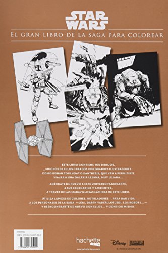 Star Wars. El gran libro de la saga para colorear (Hachette Heroes - Star Wars - Colorear)
