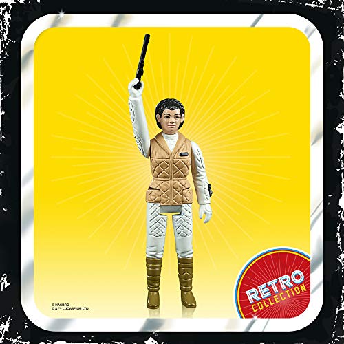 Star Wars Figura de Princesa Leia Organa (Hoth), de 9,5 cm, Escala de Star Wars: The Empire Strikes Back Figura, niños a Partir de 4 años