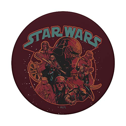 Star Wars The Rise of Skywalker Dark Side Stars PopSockets PopGrip: Agarre intercambiable para Teléfonos y Tabletas