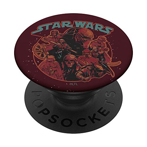 Star Wars The Rise of Skywalker Dark Side Stars PopSockets PopGrip: Agarre intercambiable para Teléfonos y Tabletas