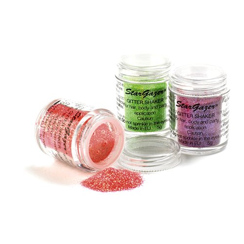 Stargazer Glitter Shaker, Maquillaje de ojos con brillos (Verde) - 1 unidad