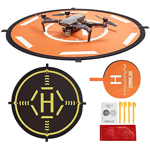 STARTRC Drone Landing Pad Universal Waterproof D 80 cm / 32 '' Pads portátiles de Aterrizaje Plegables para dji Air 2S /dji FPV/dji Mavic Air 2/Mini 2 /Mavic 2 Pro/Zoom/Mavic Mini Drone (80CM)
