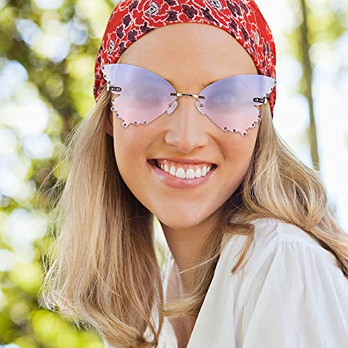 STOBOK 1 par de Gafas de Novedosas con Forma de Mariposa Gafas Irregulares de Fiesta Hawaianas de Moda Accesorios de Cabina de Fotos para Verano Accesorios de Fiesta de Playa