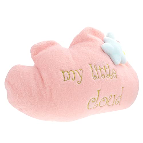 STOBOK Nube Lanzamiento Almohada Peluche Nube Muñeca Sofá Cojín Niños Decoración Decoración Amortiguador Relleno Dormir Almohada Peluche Juguetes Coche Cuello Almohada