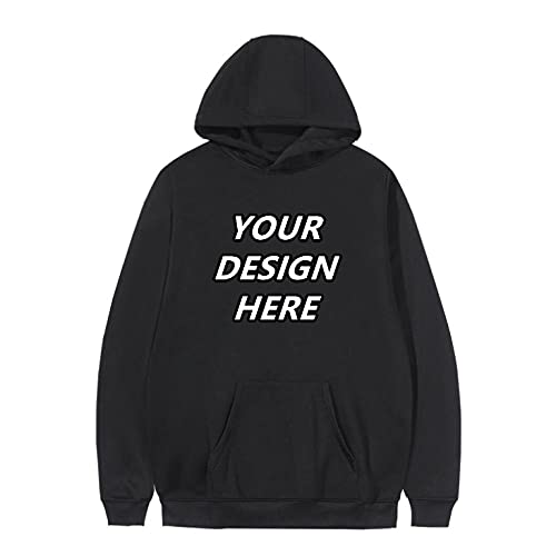 Sudadera con Capucha Personalizada, Sudaderas Personalizadas Agregue Su Propio Texto Diseño Foto, para Familia, Padre, Madres, Amigos, CumpleañOs, San ValentíN