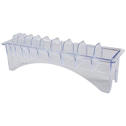 Sue-Supply Base Universal De 8 Rejillas para Cortapelos Límite De Peine Guía De Peine Tamaño De Accesorio Barber Herramienta De Reemplazo Guía De Peine Caja De Almacenamiento