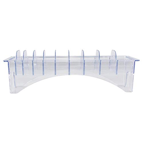 Sue-Supply Base Universal De 8 Rejillas para Cortapelos Límite De Peine Guía De Peine Tamaño De Accesorio Barber Herramienta De Reemplazo Guía De Peine Caja De Almacenamiento