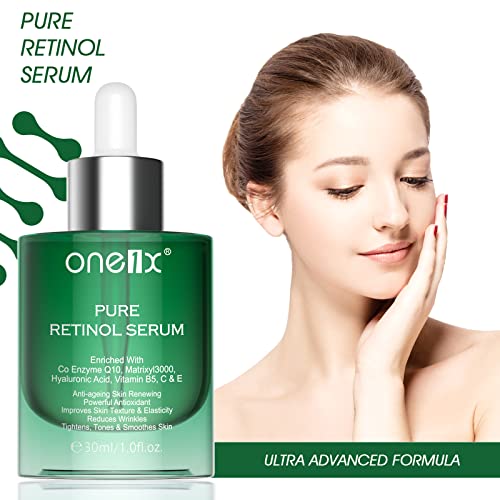 Suero De Retinol Puro, Suero De Retinol Antienvejecimiento, Suero De Retinol Con Acido Hialurónico, Vitamina C / E, Mejora La Producción De Colágeno, Reduce Las Arrugas, Líneas Finas