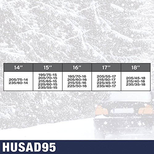 SUMEX Husad95 - Cadenas De Nieve Husky Advance 9 mm, O - Normal,