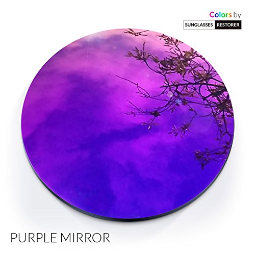 sunglasses restorer Lentes Polarizadas de Recambio Purple Mirror para Oakley Eyepatch 2